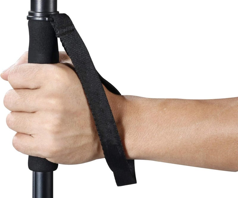 VANGUARD Scout M62 Gun Pod with V Shaped Rotating Yoke, Quick Flip Leg Locks, Foam Hand Grip with Wrist Strap and Carabiner, Black - Image 2