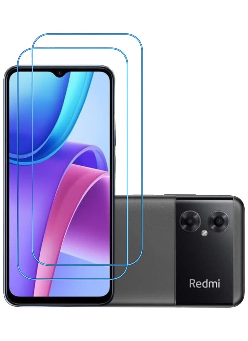 ACLIX 2 Pieces Antistatic ESD Dustproof Premium Quality High Definition Clear Tempered Glass Screen Protector Designed For Xiaomi Redmi Note 11R - Image 1