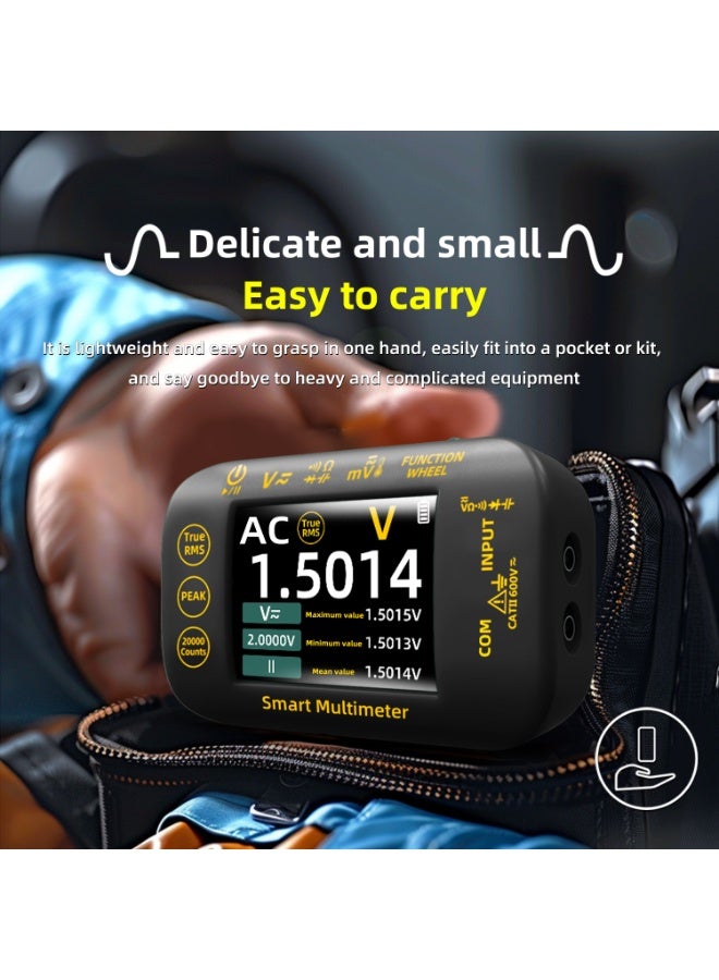 BSIDE S40 high precision photovoltaic multimeter intelligent rechargeable digital anti-burn electrician maintenance multimeter true rms 20000 count 1000V dc ac voltage multimeter 2.8 inch mini colour lcd multimeter - Image 5