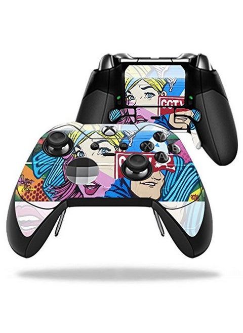 Mightyskins Skin Compatible With Microsoft Xbox One Elite Controller Train Graffiti | Protective, Durable, And Unique Vinyl Wrap Cover | Easy To Apply, Remove, And Change Styles | Made In The Usa