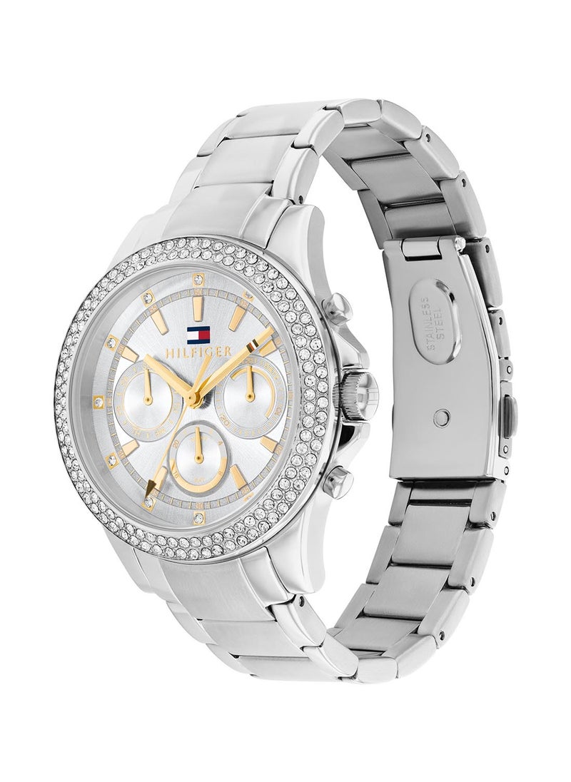 TOMMY HILFIGER - Women's Analog Round Shape Stainless Steel Wrist Watch 1782677 - 38 Mm - Image 1