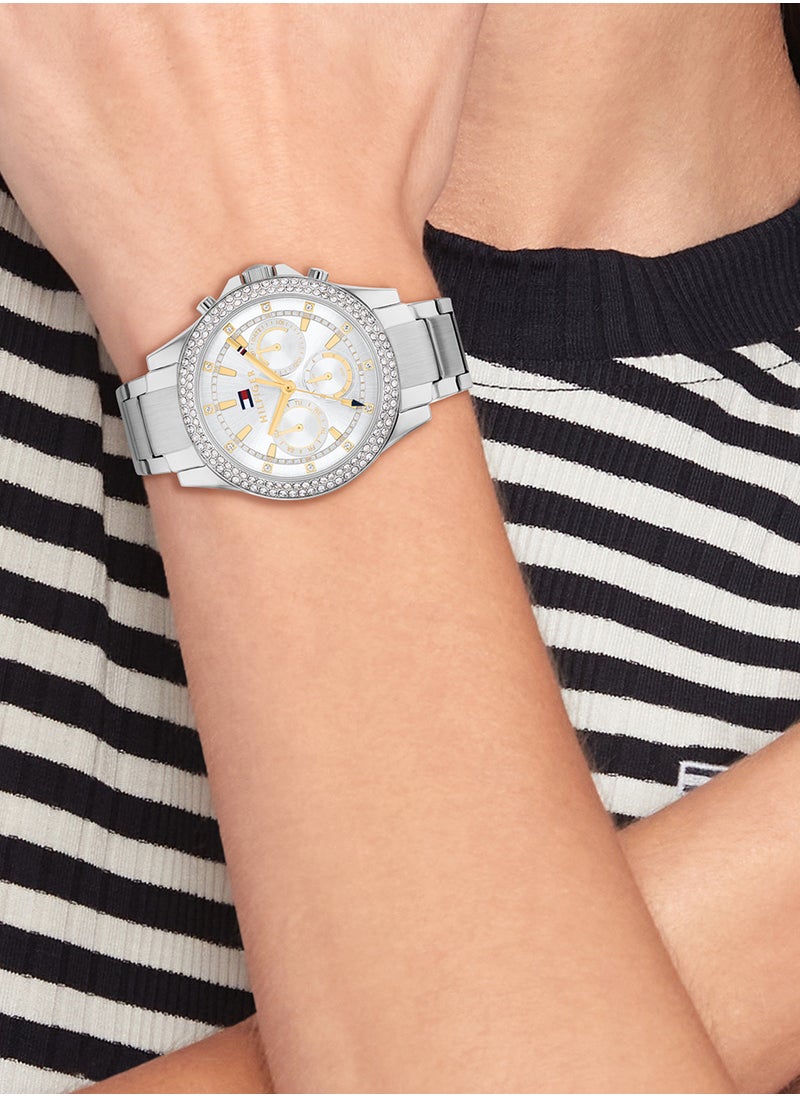 TOMMY HILFIGER - Women's Analog Round Shape Stainless Steel Wrist Watch 1782677 - 38 Mm - Image 1