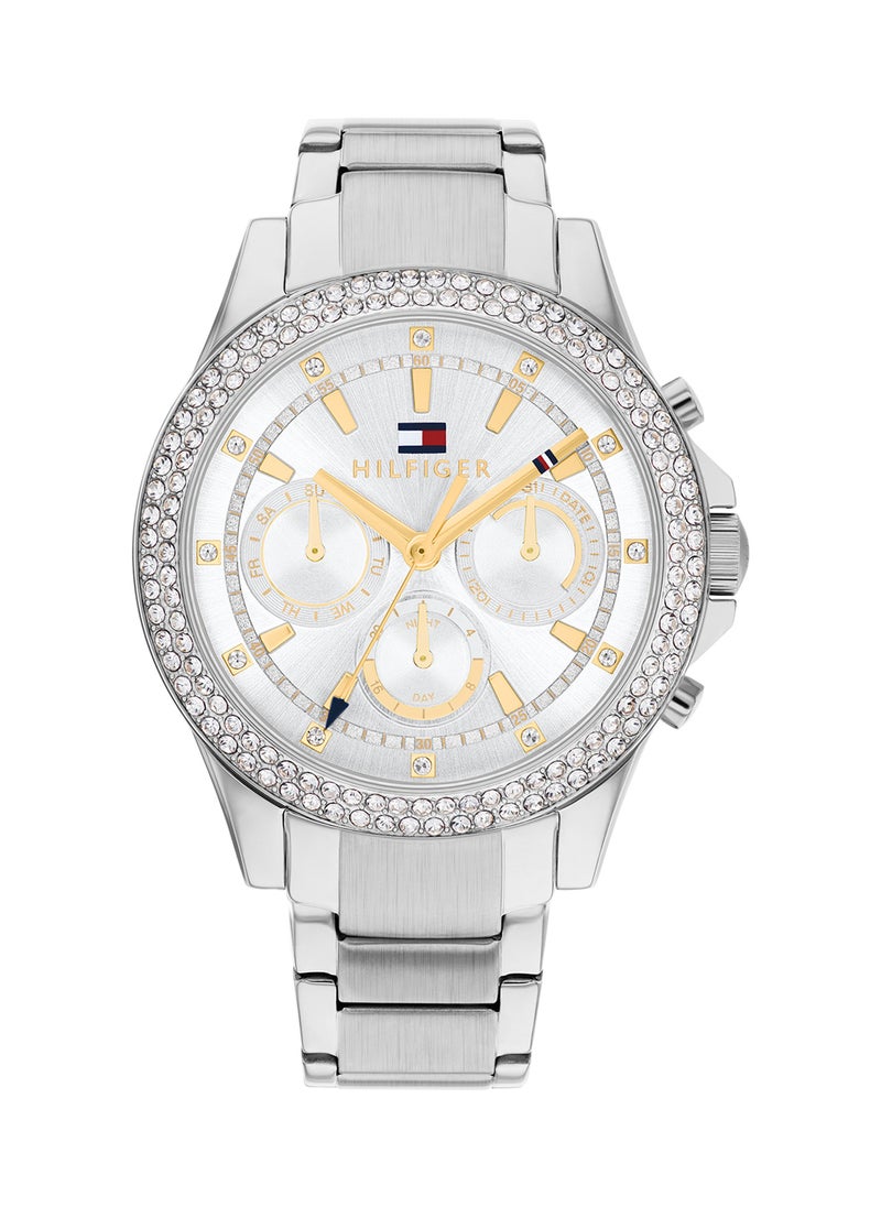 TOMMY HILFIGER - Women's Analog Round Shape Stainless Steel Wrist Watch 1782677 - 38 Mm - Image 1