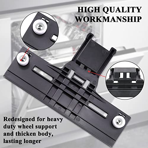 Funmit W10350376 Dishwasher Top Rack Adjuster Part Repair Kit (10pcs) with Upgraded W10195840 & W10195839 & W10250160 & W10508950 Upper Parts Replacement for Whirlpool Kenmore Dishwasher - Image 3