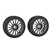 CROBOLL XTS033 Wheel hub Tire Black for 110 Rally Car 2PCS - Image 2