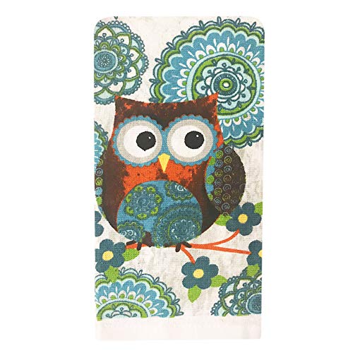 American Linen Owl Set Oven Mitts and Pot Holders - Kitchen Towels and Dish Cloths Sets - Oven Mitts - Tea Towels - Dish Cloths Set - Image 5