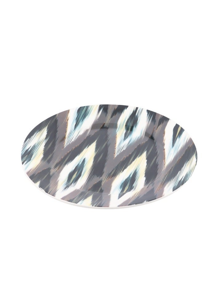 هوم فيو طقم سفره من البورسلين الفاخر مكون من 6 قطع ألوان حجم كبير 25 × 25 - Image 3