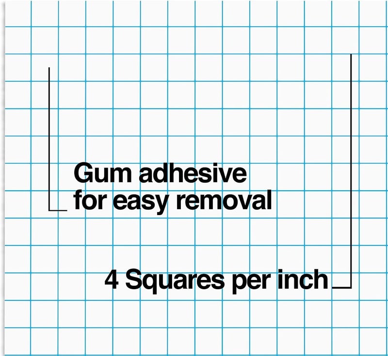 Staples دفاتر رسم بياني ستابلز 412593 8.5 بوصة × 11 بوصة 50 ورقة في الدفتر 6 دفاتر في العبوة - Image 5