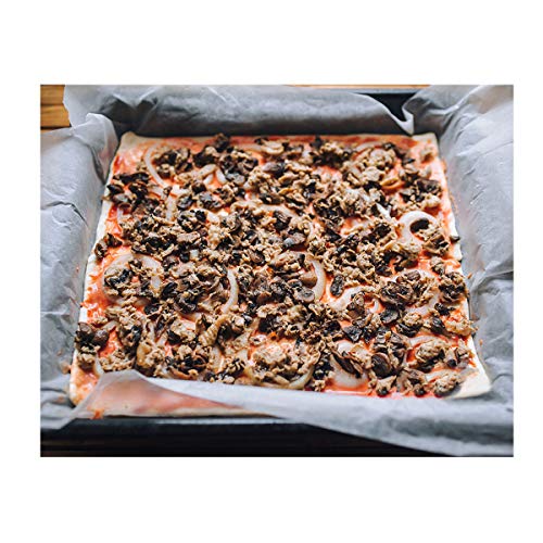 Mingcao Nonstick Square Baking Pan, 11x11 Inch Carbon Steel Cake Baking Sheet, Cookies Bakeware for Oven Baking Gold - Image 5