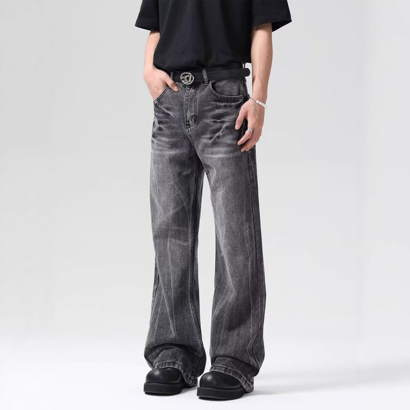 Unisex Classic Denim Jeans Loose Fit Daily Outdoor Wear - Image 2