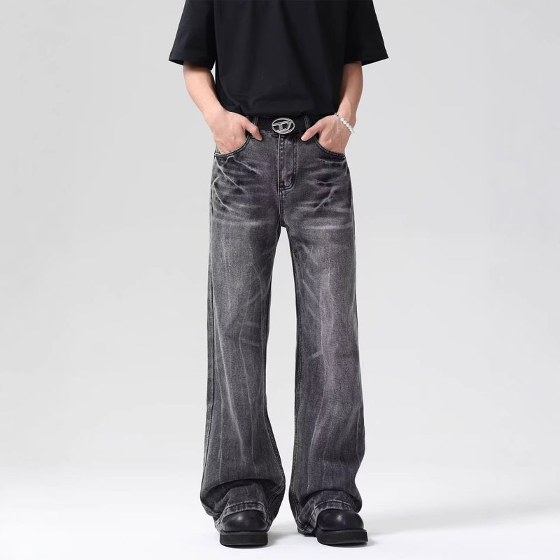 Unisex Classic Denim Jeans Loose Fit Daily Outdoor Wear - Image 4