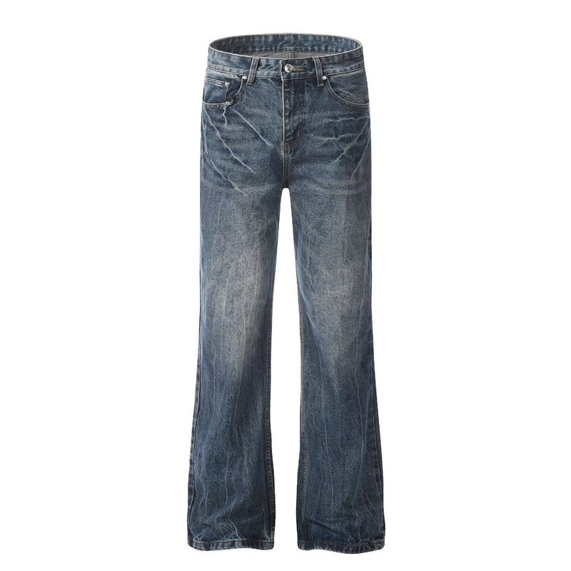 Unisex Classic Denim Jeans Loose Fit Daily Outdoor Wear - Image 1