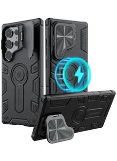 General Galaxy S24 S24 Plus S24 Ultra Case with Kickstand Armor case with Camera Cover Compatible with MagSafe Grade Protection Rugged  - Image 1