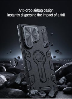 General Galaxy S24 S24 Plus S24 Ultra Case with Kickstand Armor case with Camera Cover Compatible with MagSafe Grade Protection Rugged  - Image 5