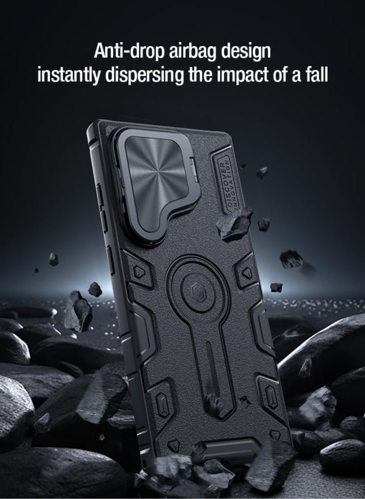 General Galaxy S24 S24 Plus S24 Ultra Case with Kickstand Armor case with Camera Cover Compatible with MagSafe Grade Protection Rugged  - Image 5