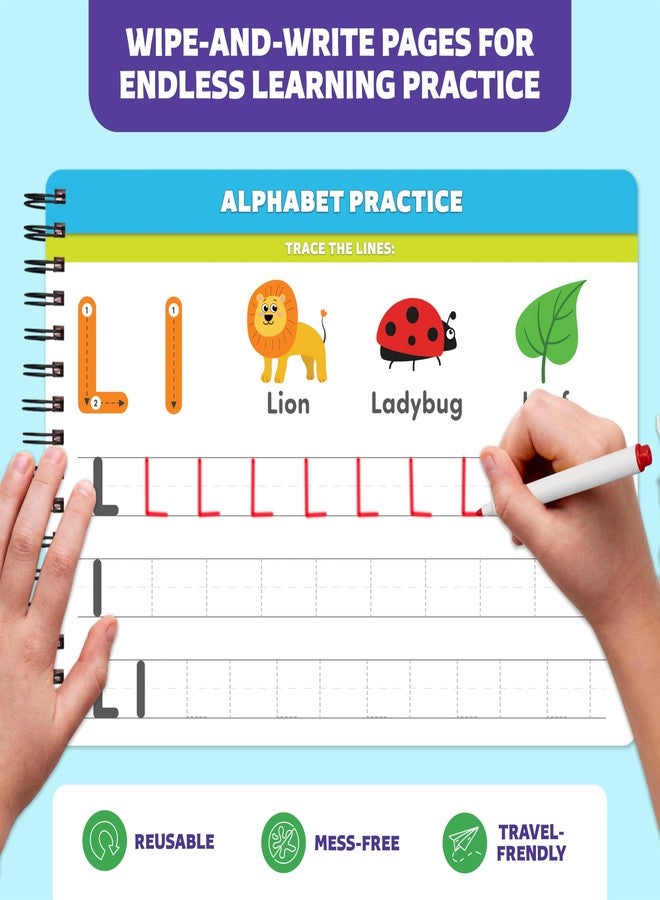 Clever Fox Play Preschool Workbook for Kids Ages 3-5 - Write & Wipe Pre-K Activity Book with 53 Tracing Learning Activities: Letters, Numbers, Shapes, Words, Math for Prek & Kindergardener 3+ Year-Old - Image 4