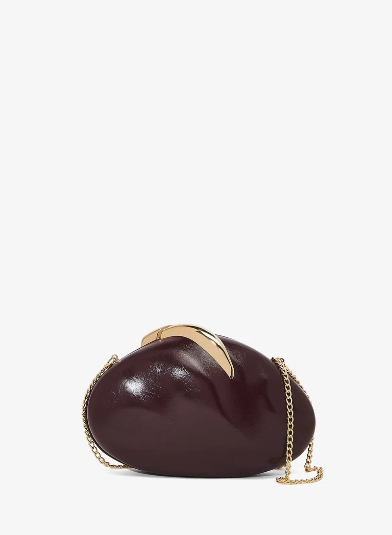 Namshi x Gold Accent Detailed Clutch