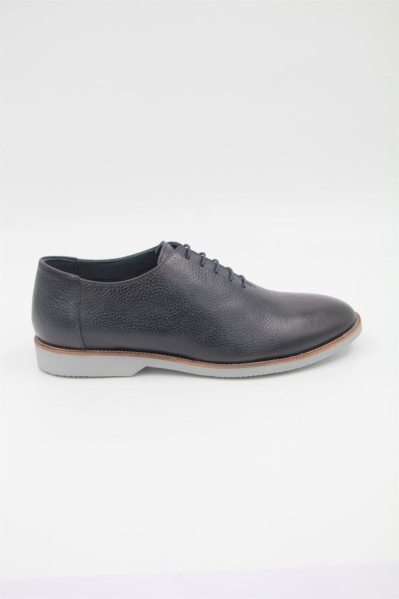 Luciano Bellini E213 Men's Classic Shoes - Navy Blue  - Image 1
