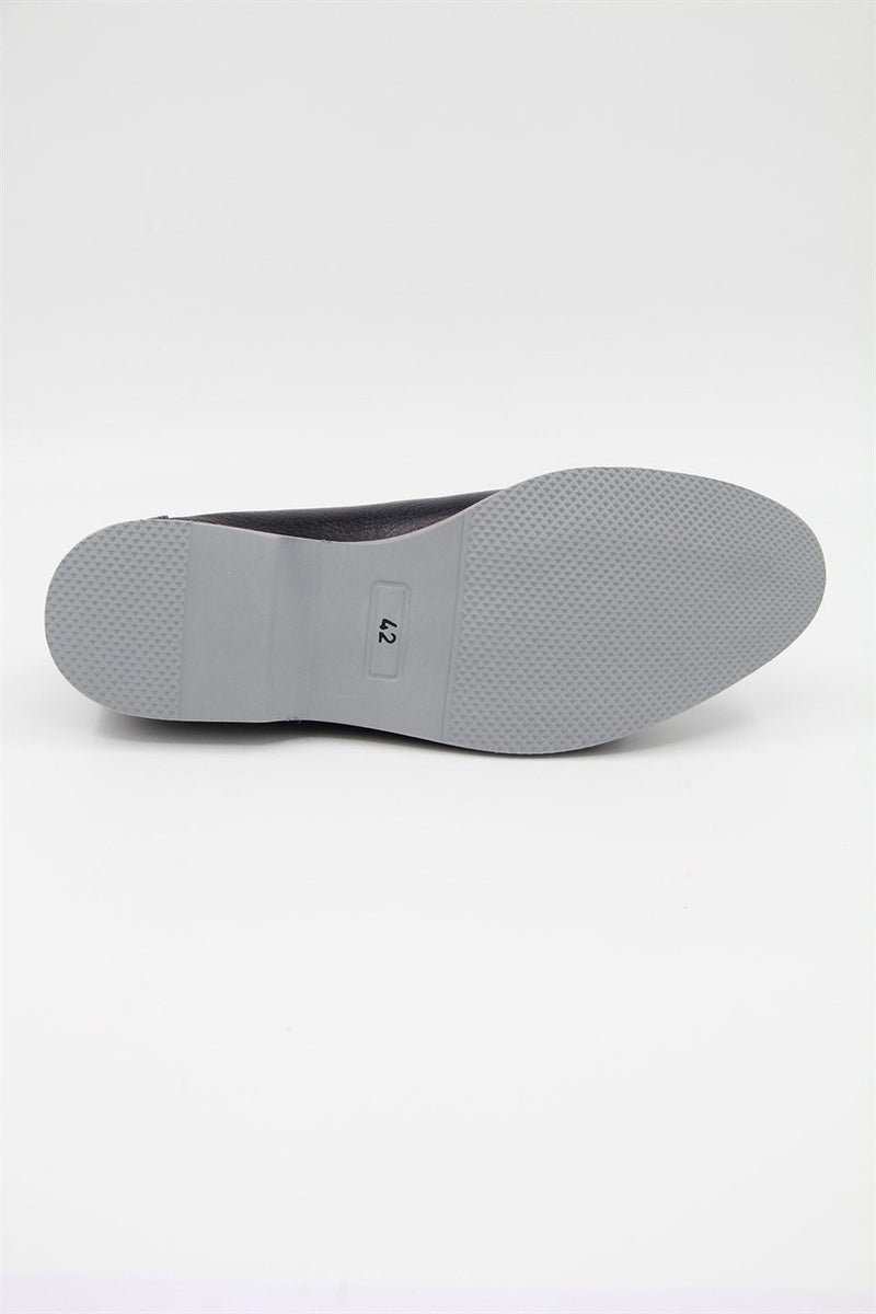 Luciano Bellini E213 Men's Classic Shoes - Navy Blue  - Image 4