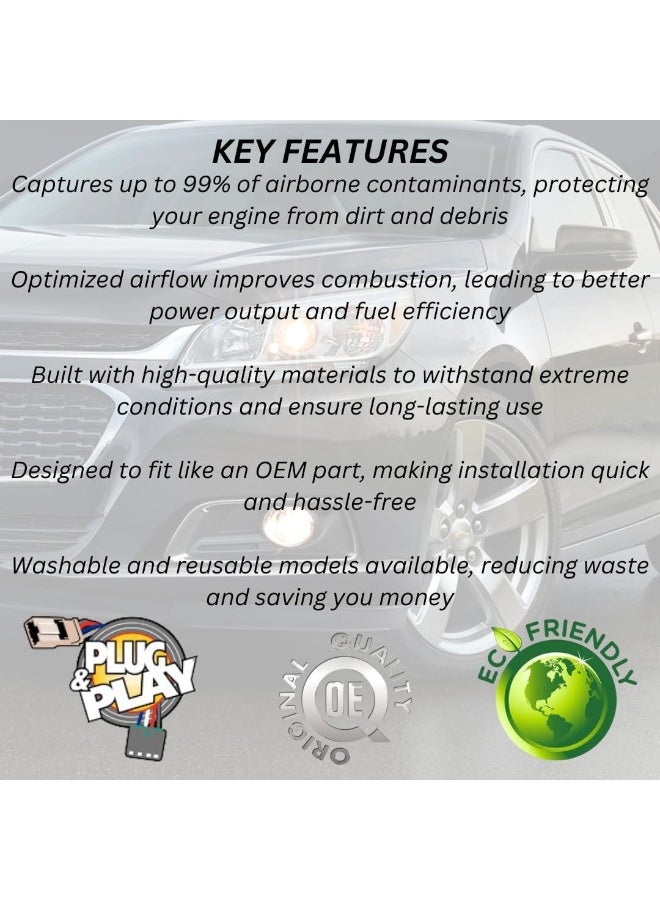 Panther Automotive Engine Air Filter 55560894 for Chevrolet Malibu 2013-2014 - Image 3