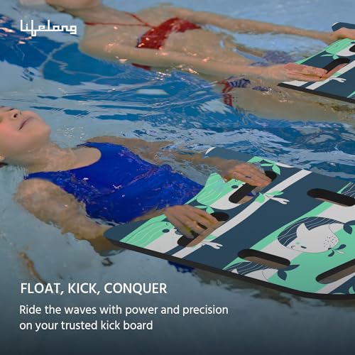 Lifelong Floating Kick Board for Kids | Swimming Training Float Pad | Adjustable Float for Beginners | Kids Training Accessories (Multicolour) - Image 4