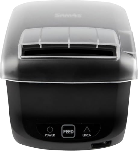 SAM4s GIANT-100 Compact 3" Thermal POS Printer USB Serial Ethernet, Splash Cover Included, Black - Image 1