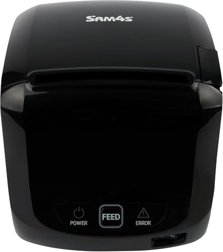 SAM4s GIANT-100 Compact 3" Thermal POS Printer USB Serial Ethernet, Splash Cover Included, Black - Image 2