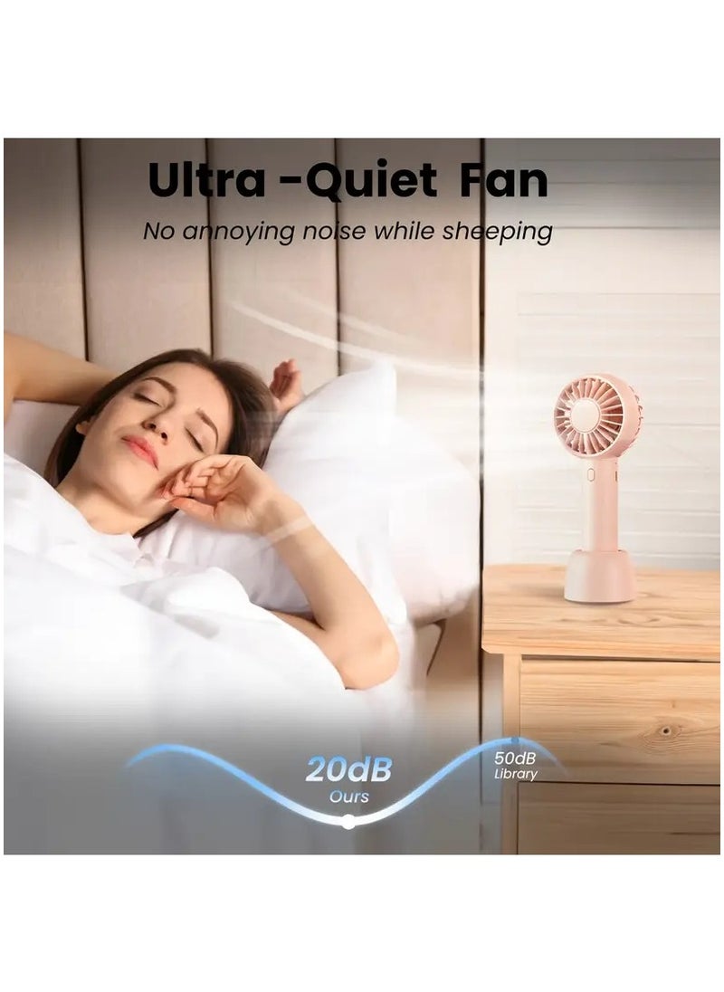 Gaiatop - Portable Handheld Fan-3 Gear Personal Fan-Mini Fan Multifunctional-Silent Fan-Long Endurance Pocket Fan - Image 1