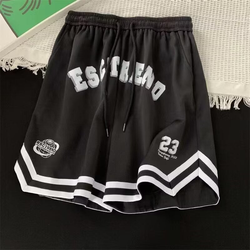 Mens Summer Casual Basketball Shorts Black 
