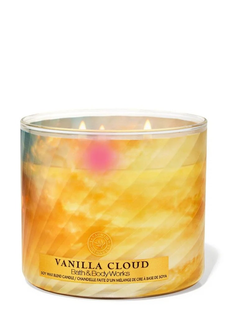Vanilla Cloud 3-Wick Candle 411g