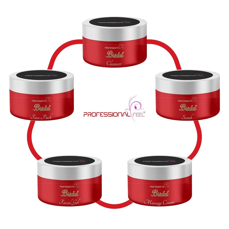 PROFESSIONAL FEEL Beauty Bridal Facial Kit Suitable For all Age Beauty Saloon Fairness Best Instat Glow Facial Kit Ever in INDIA 500 gm - Image 4