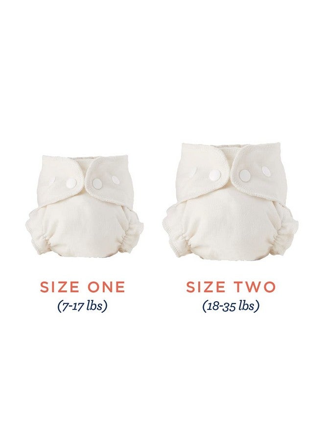 Esembly Cloth Diaper Inner Trimfitting Certified Organic Cotton Reusable And Absorbent Leakproof Diapers With Snap Closure For Ecofriendly Diapering 3Pack Size 1 (717Lbs) - Image 5