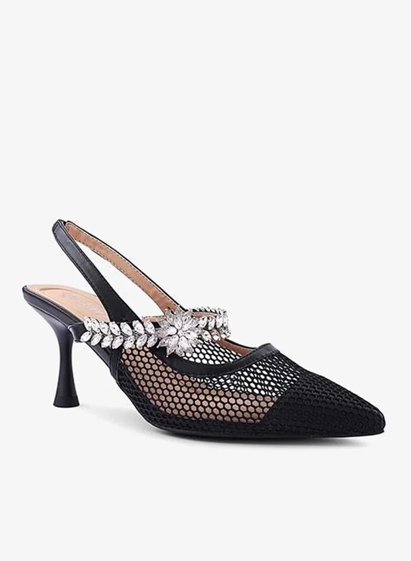 كابلي صنادل بكعب أنيقة للنساء