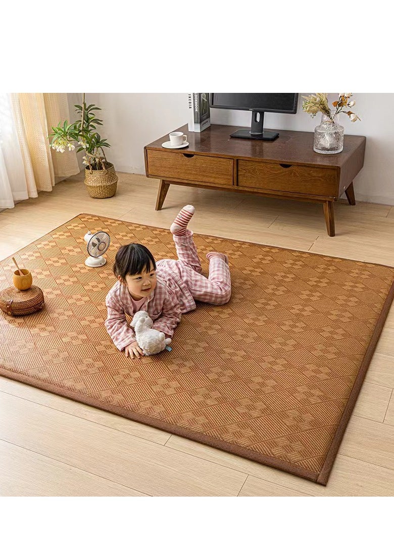 Cool Baby COOLBABY Floor Bamboo Sleeping Mat Cooling Mat Mattress Suitable for Home School Dormitory, Double sided (120 * 200)  - Image 3