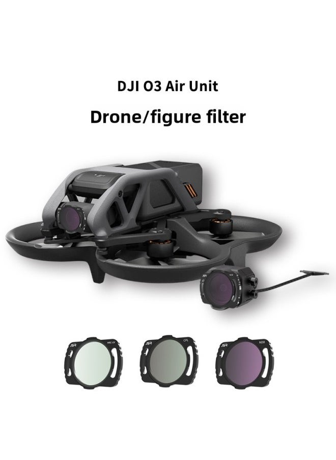 جنرال Horizontal And Vertical Buckle Fpv Crossing Machine Filter Set Suitable For DJI03 Sky End Avata UAV UVCPLND Mirror-Color:NDPL Four-piece Set 8/16/32/64 Complimentary Set Box  - Image 3