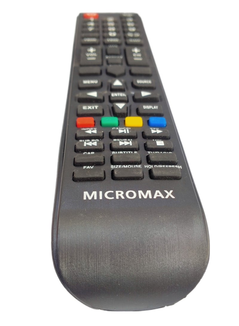 ريموت كنترولز جهاز تحكم عن بُعد لتلفزيون Micromax الذكي – متوافق مع جميع شاشات LED وLCD - Image 2