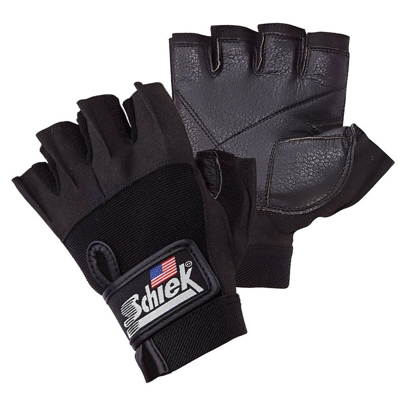 Schiek Sports 715 Premium Gel Lifting Gloves - Exercise Equipment Gloves (Large) - Image 1