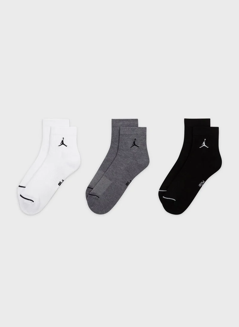 Jordan 3 Pack Jordan Everyday Cushioned Socks