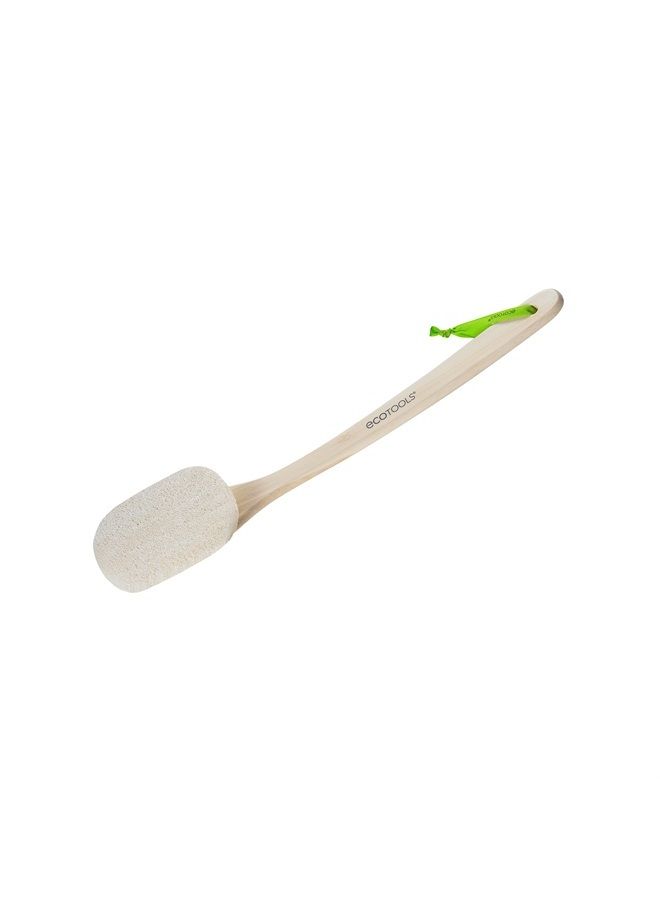Ecotools Loofah Bath Brush, Shower Brush with Ergonomic Handle, Cleans Hard to Reach Areas, Eco-Friendly Bath Sponge, Gentle Cleansing & Exfoliating, Vegan & Cruelty-Free, 2 Count - Image 5