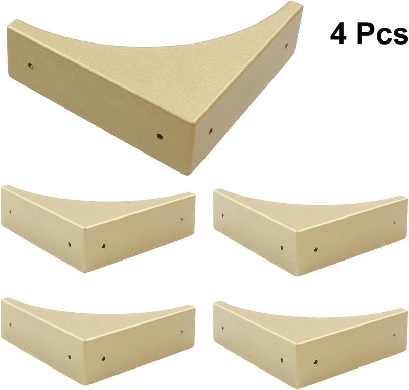 Bivethoi 4 Packs Bronze Box Corner Protectors Edge Cover Safety Guard Furniture Decorative Metal Table Corner 276 x 079 - Image 5