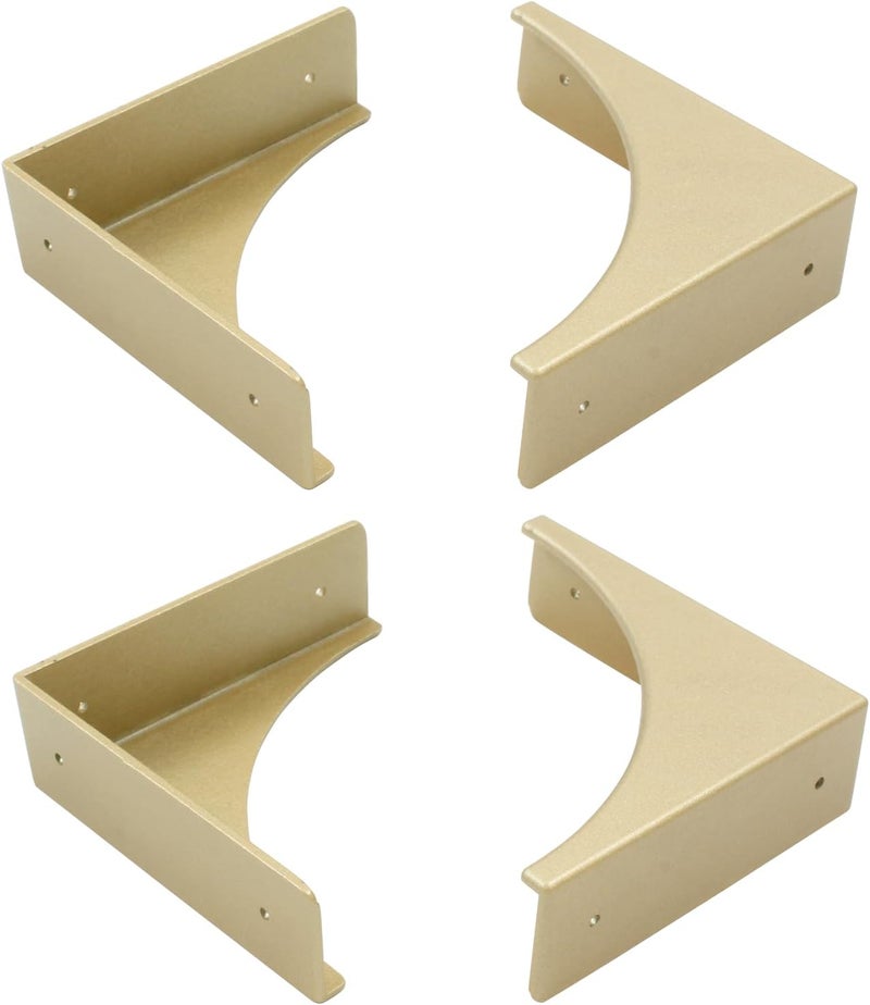 Bivethoi 4 Packs Bronze Box Corner Protectors Edge Cover Safety Guard Furniture Decorative Metal Table Corner 276 x 079 - Image 4