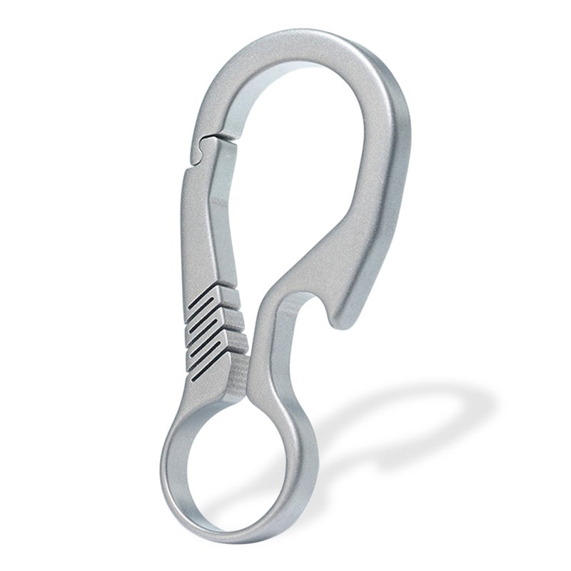 Outdoor Lightweight Titanium Key Chain Quick-release Key Ring Holder - Image 1