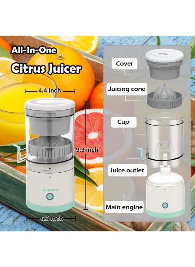 GLOBE GOODS Electric Citrus Juicer, Powerful Juice Squeezer with USB Charging Cable, Electric High Juice Yield Juicer for Squeezing Oranges, Lemons, Kiwis and grapefruits - Image 2