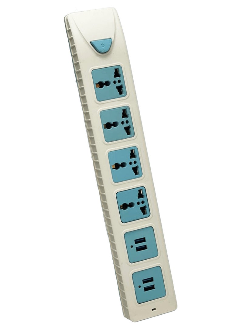 Electricity Joint Power Strip 4 Sockets And 4 USB 3680W - 100% Copper