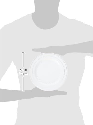 Fineline Settings 15Piece Silver Splendor with Silver Round ChinaLike Plate 7Inch White - Image 2