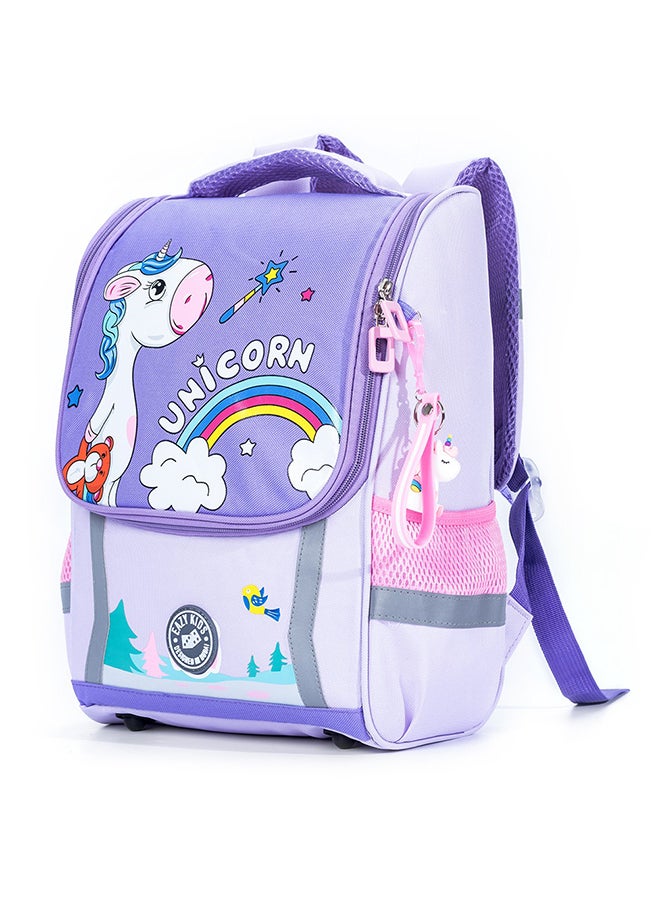 Eazy Kids School Bag Unicorn - Prince Purple  - Image 3