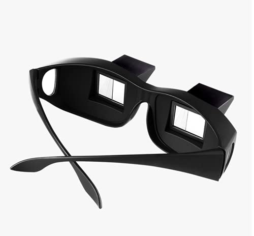 Valuu Lazy Glasses Bed Prism Glasses Spectacles Horizontal High Definition Glasses Prism Periscope Lie Down Eyeglasses for Reading and Watch TV in Bed Unisex - Image 2