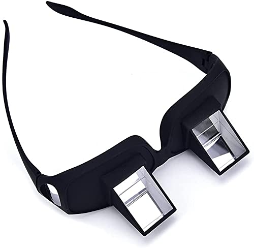 Valuu Lazy Glasses Bed Prism Glasses Spectacles Horizontal High Definition Glasses Prism Periscope Lie Down Eyeglasses for Reading and Watch TV in Bed Unisex - Image 1