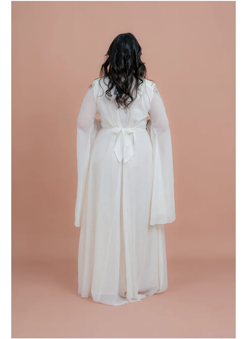 IKKXA Belted Elegant 2-Piece Kaftan
