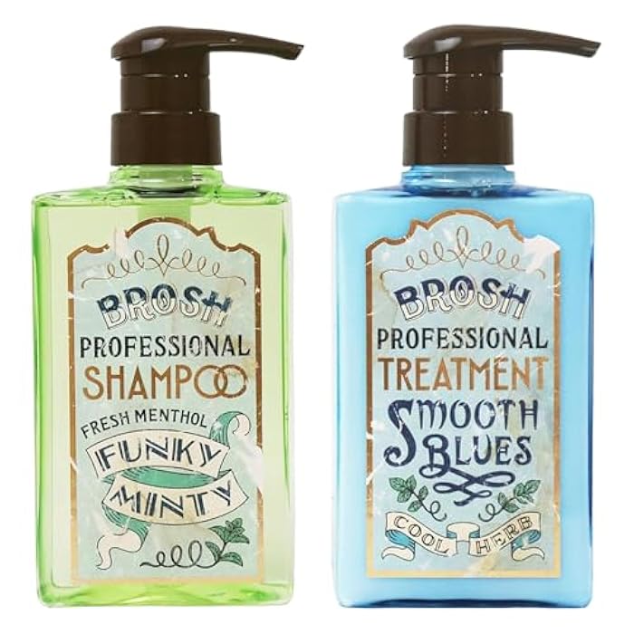 BROSH Funky Minty Shampoo Botanical Menthol Deep Cleanse with Plant-Based Ingredients, 13.5 Oz - Image 5